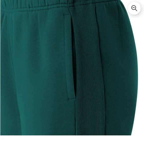 Members Mark Women's Fleece Lined Sweatpants Joggers, M, Dark Green, Warm! - Picture 5 of 9
